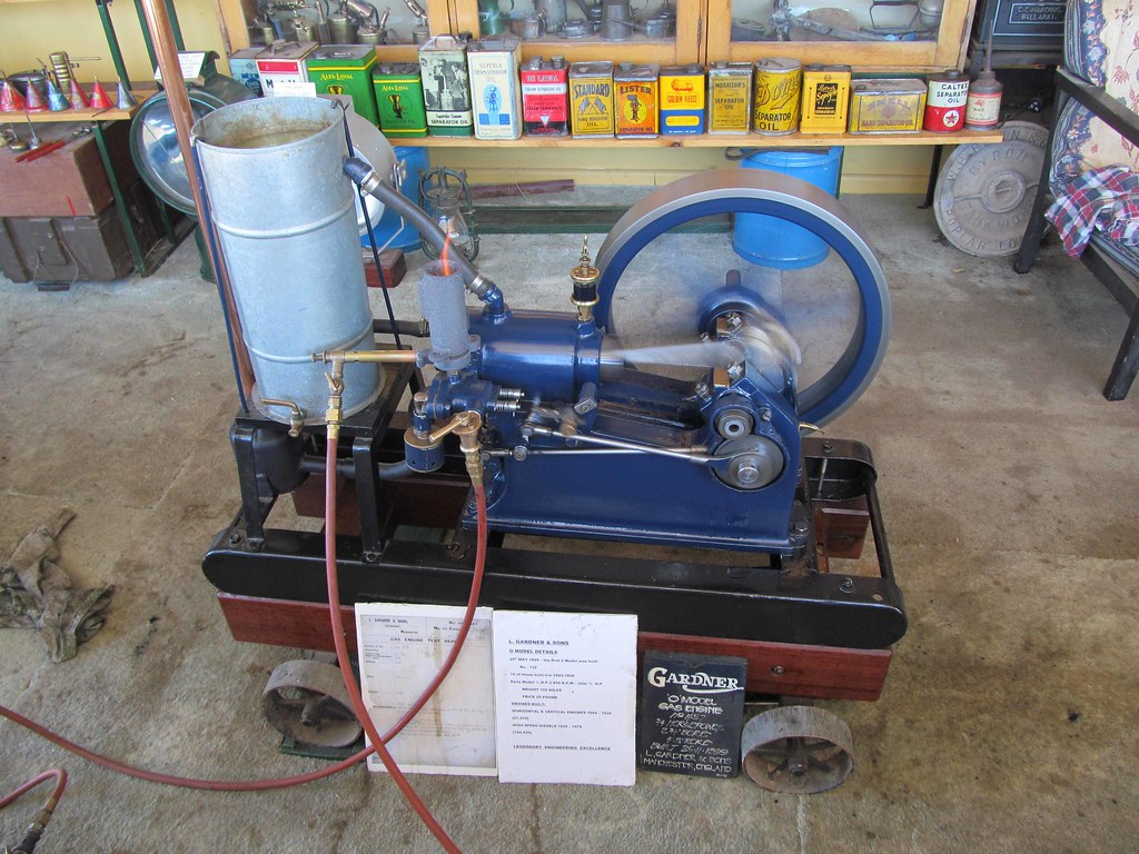 Gardner gas engine Model 0 rated at 3/4 hp atkipete Flickr