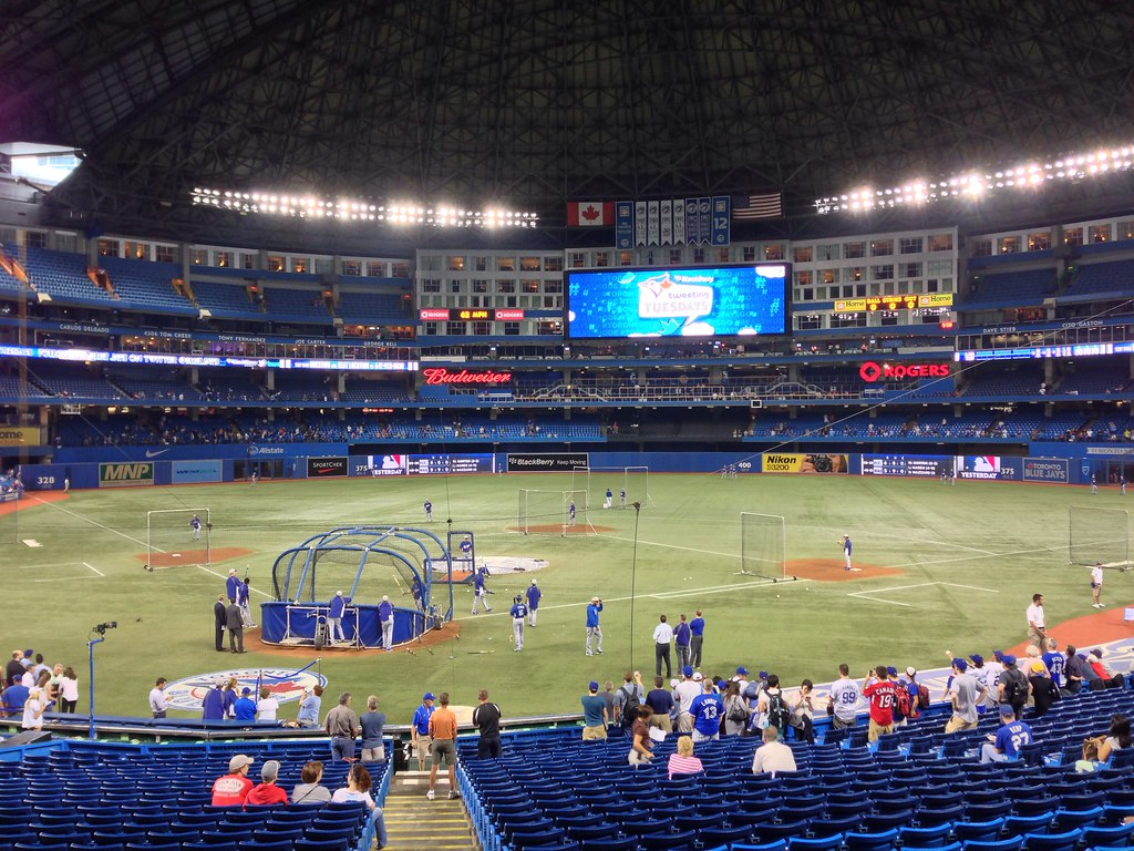 Toronto Vacation Batting practice at Rogers Centre jamiejamz Flickr