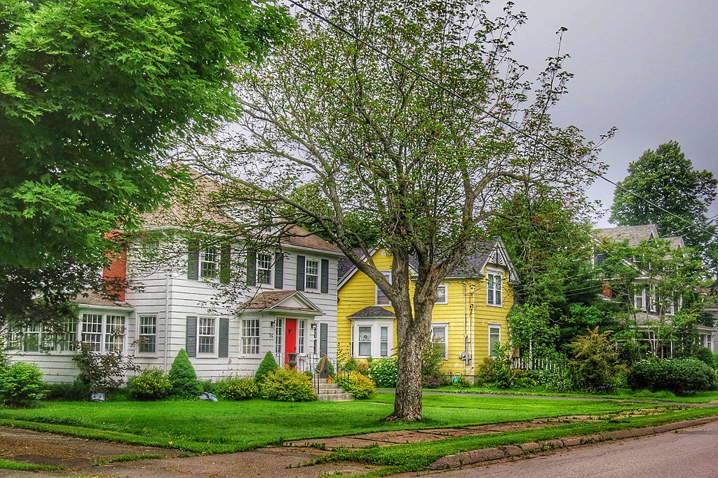 Amherst, Nova Scotia, Canada A quiet residential street. I… Flickr