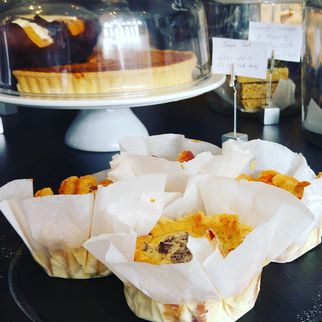 Individual bread and butter puddings at The Cafe on the Sq… Flickr