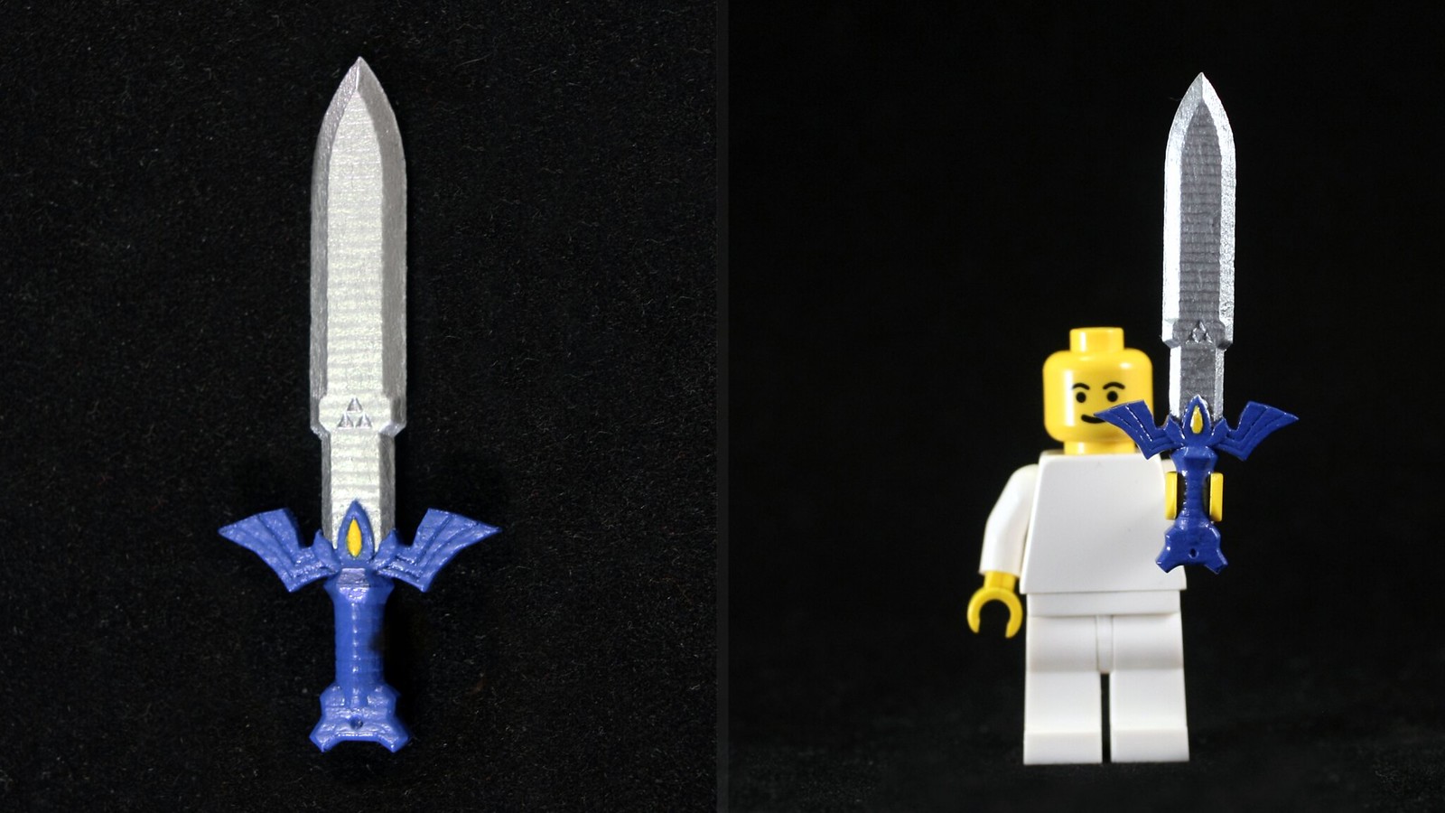 Lego 3d Printed Painted Toon Master Sword Check Out My New Flickr