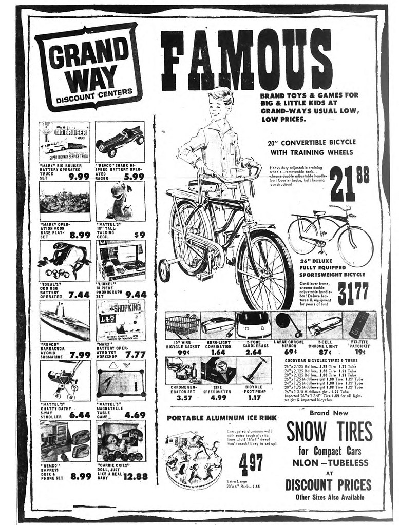 Grandway store vintage toy ad 1962 albany ny 1960s a photo on Flickriver