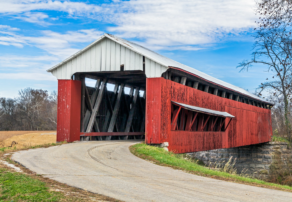 Scipio Covered Bridge The Scipio, Indiana Covered Bridge, … Flickr