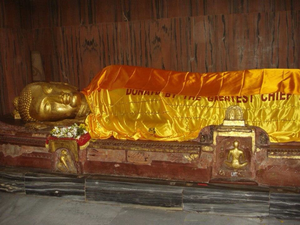 Sleeping Buddha, at Kushinagar, Uttar Pradesh, India Flickr