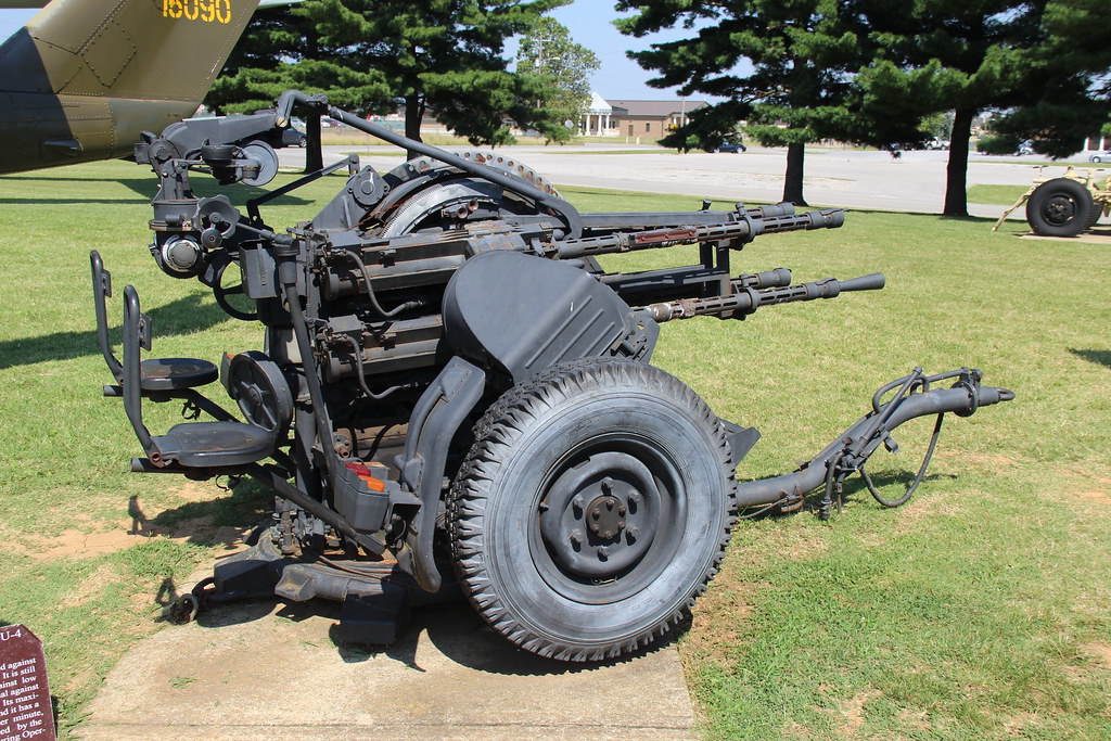 Soviet 14.5mm AntiAircraft Gun ZPU4, Used by Iraq Flickr