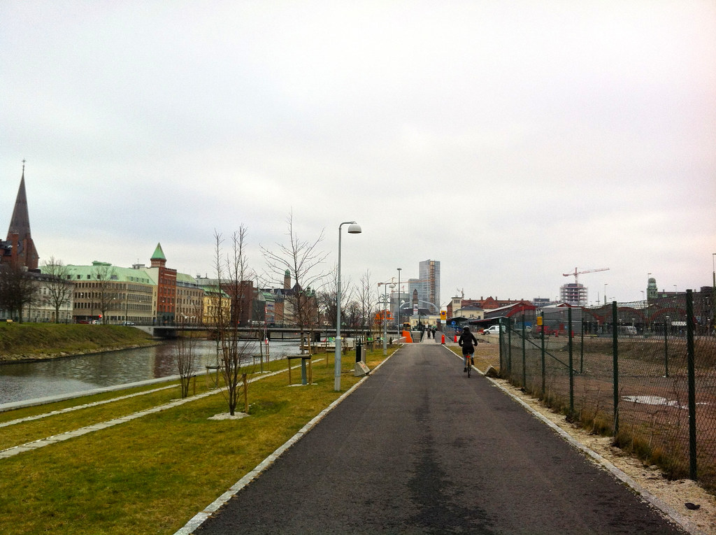 Cykelväg Slussplan Malmö C Nossungam Flickr