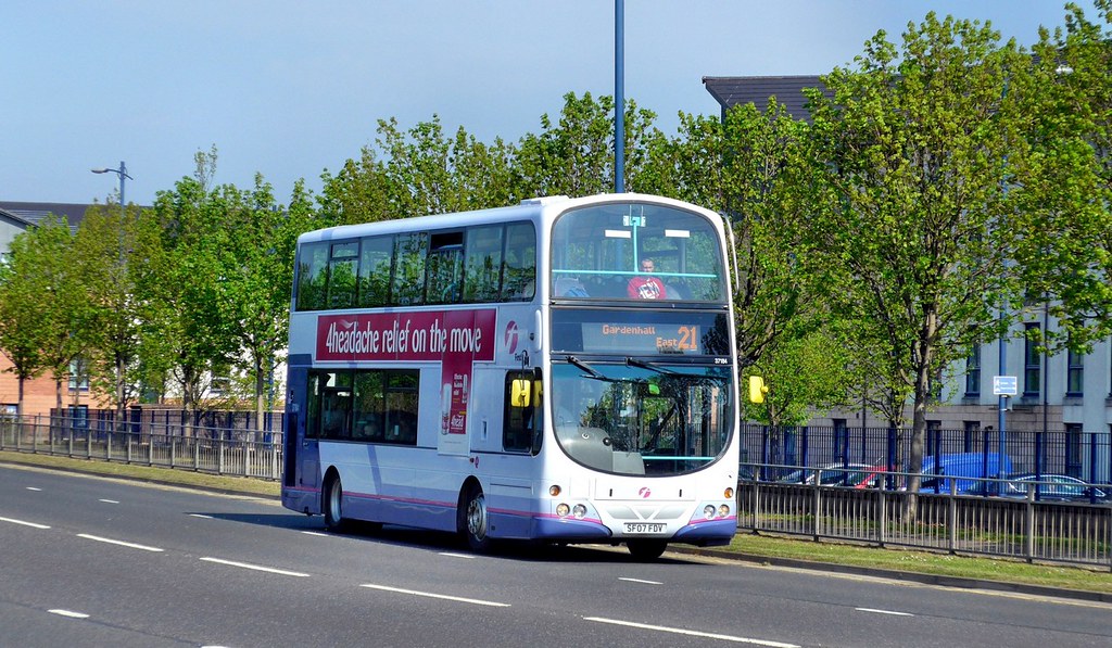 First Bus SF07 FDV in New Rutherglen Road, Glasgow 201… Flickr