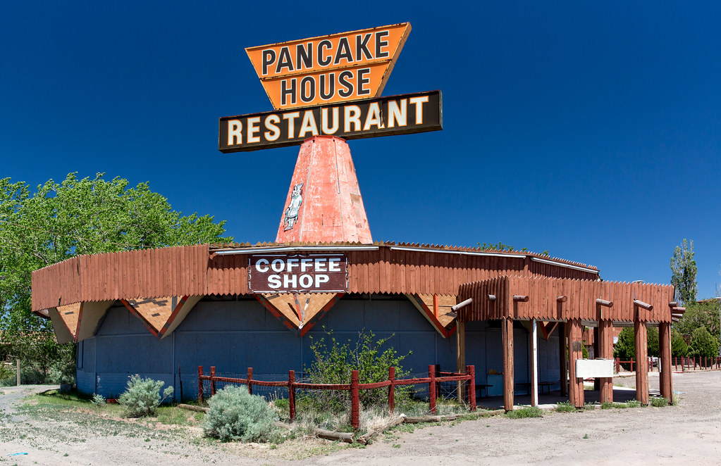 Pancakes. With Courage Defunct Pancake House at Fort Coura… Flickr