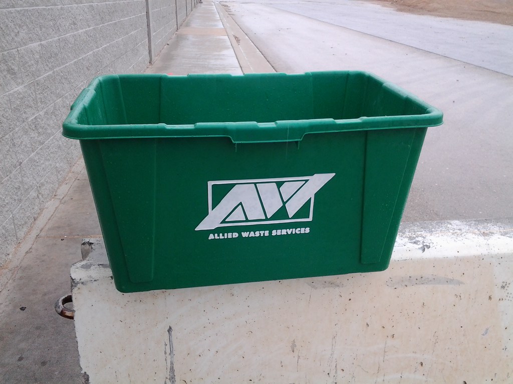 AW Allied Waste Services Otto Recycling bin Mine! ) Xpeditor