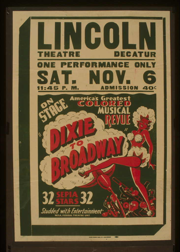 On stage America's greatest colored musical revue "Dixie t… Flickr