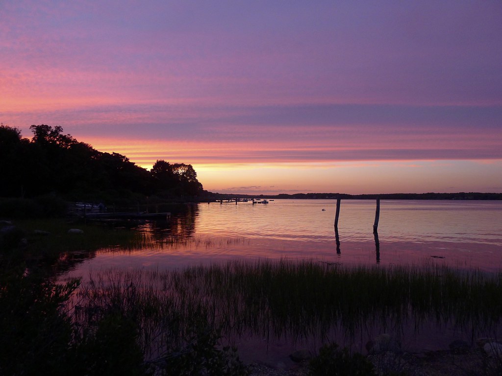 Sunset, Westport River Westport, Massachusetts Flickr