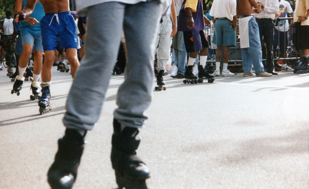 13.CentralPark.NYC.22August1993 ROLLER SKATING at Central … Flickr