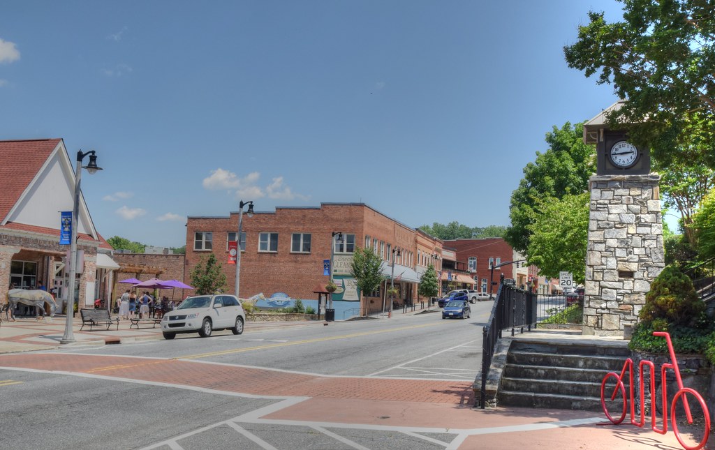 Tryon North Trade Street The street is the main street of … Flickr