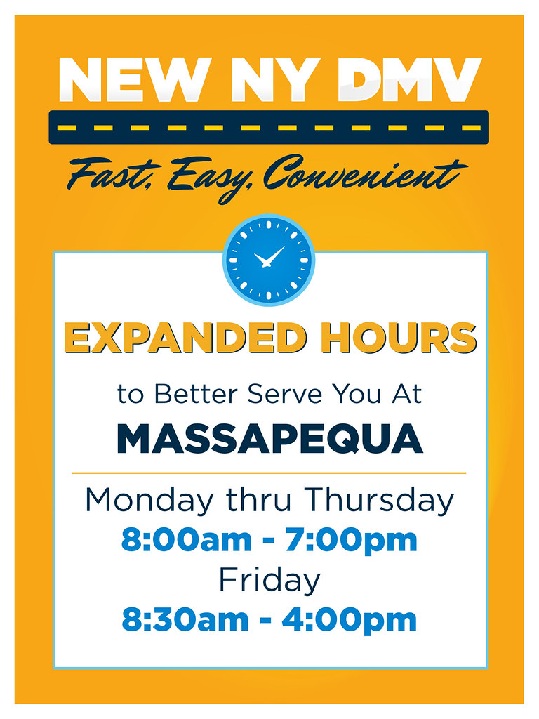 HoursSign_MASSAPEQUA NYS DMV expanded hours Flickr