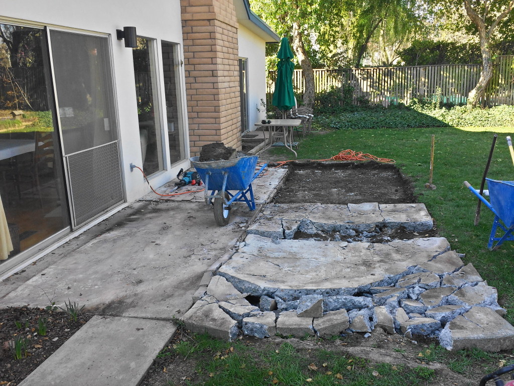 Concrete Patio Demolition & Removal In Davis A concrete re… Flickr