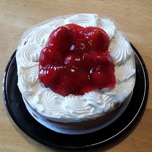 Strawberry Boston Cream Cake for dessert bjhewitt Flickr