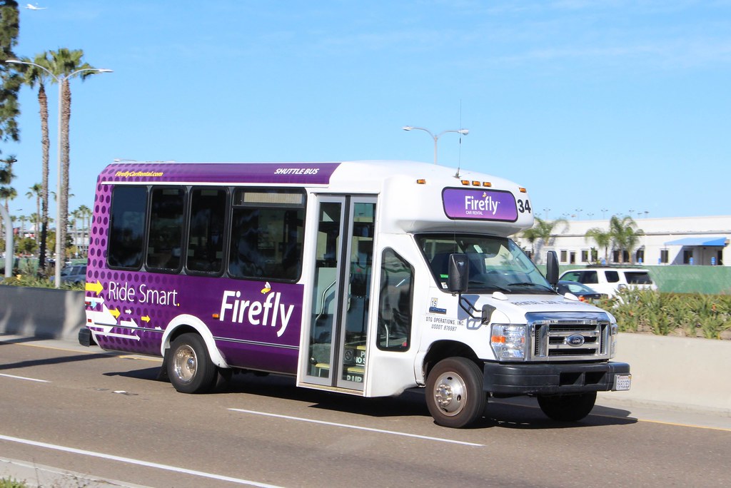 Firefly Car Rental Ford ESeries minibus at San Diego Airp… So Cal