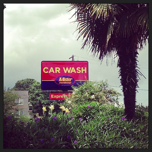 Uh... Cactus car wash is called mister hotshine now? Wha? Flickr