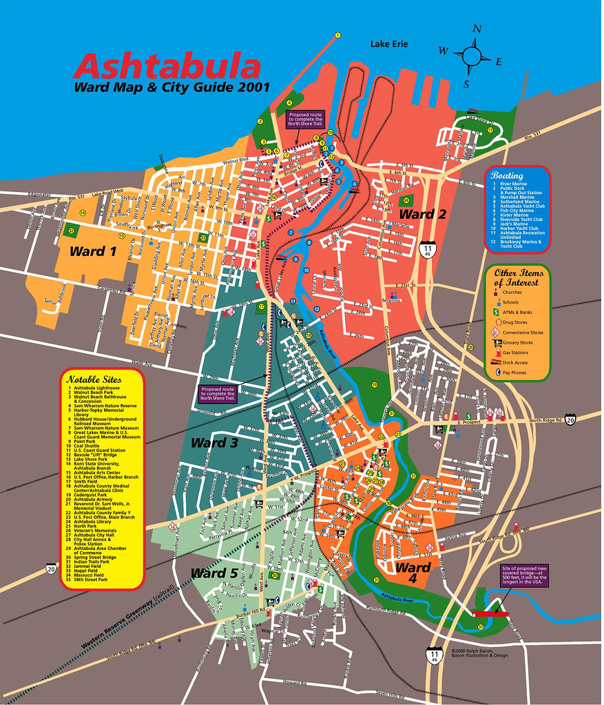 Ashtabula Tourist Map 2001 Ashtabula Archive Flickr
