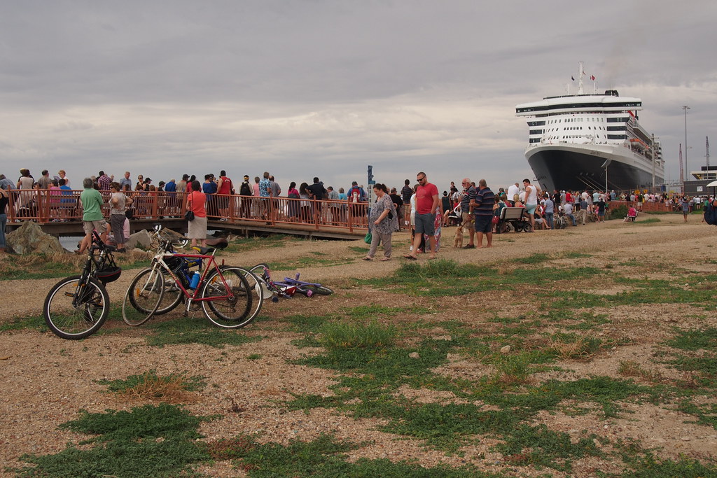 RMS Queen Mary 2 at Outer Harbor, 2014 From Wikipedia RMS… Flickr