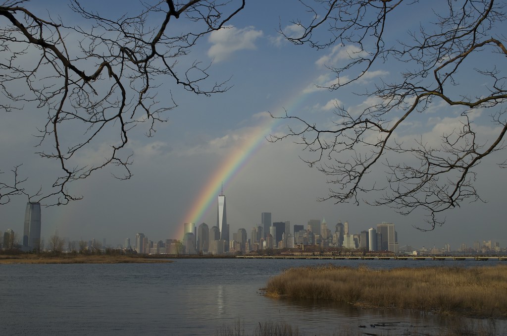 rainbow new york skyline john dunstan Flickr