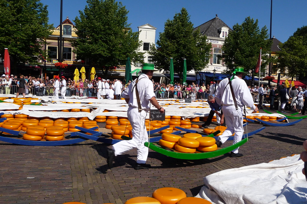 Cheese market at Alkmaar Cheese market at Alkmaar Flickr