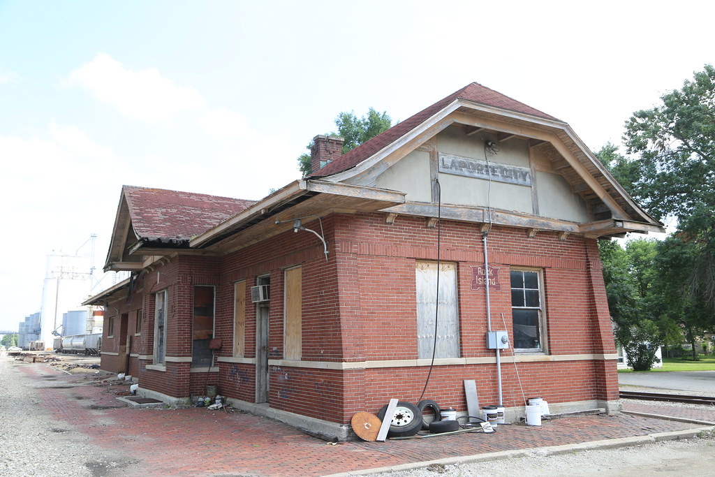 La Porte City Iowa, Train Depot, Black Hawk County IA Flickr