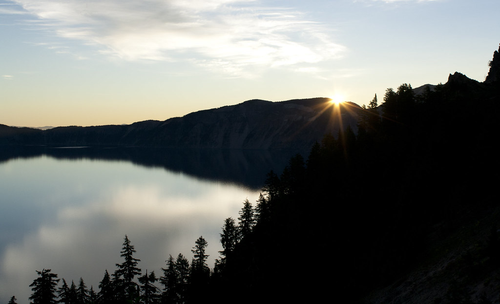 Crater Lake Sunrise Crater Lake National Park Oregon No ed… Flickr
