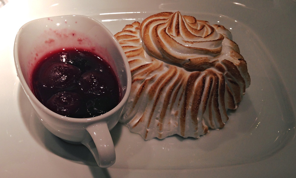 Baked Alaska at the Pinnacle Grill On board the cruise