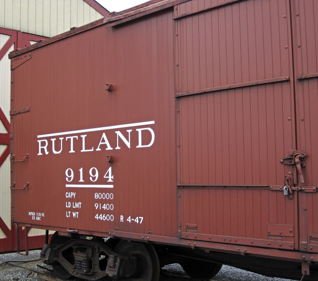 Rutland Railroad 9194 box car 3 This is a restored box c… Flickr