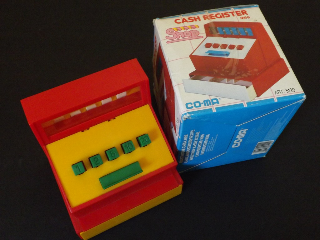 CO.MA 80s mini cash register made in Italy my sweet 80s Flickr