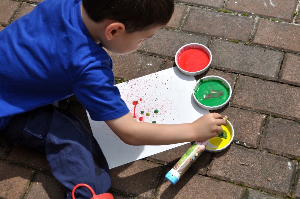 Toothbrush Paint Art SortingSprinkles Flickr