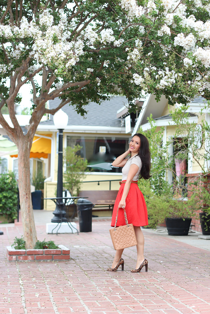 H&M Swiss Dot Red Skirt05 Stylish Petite Flickr