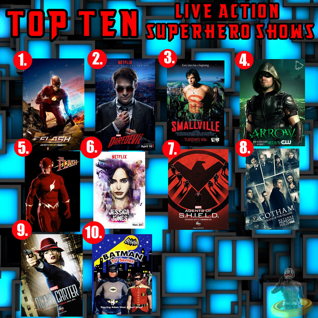 Top Ten LiveAction Superhero TV Shows Here's the list of … Flickr