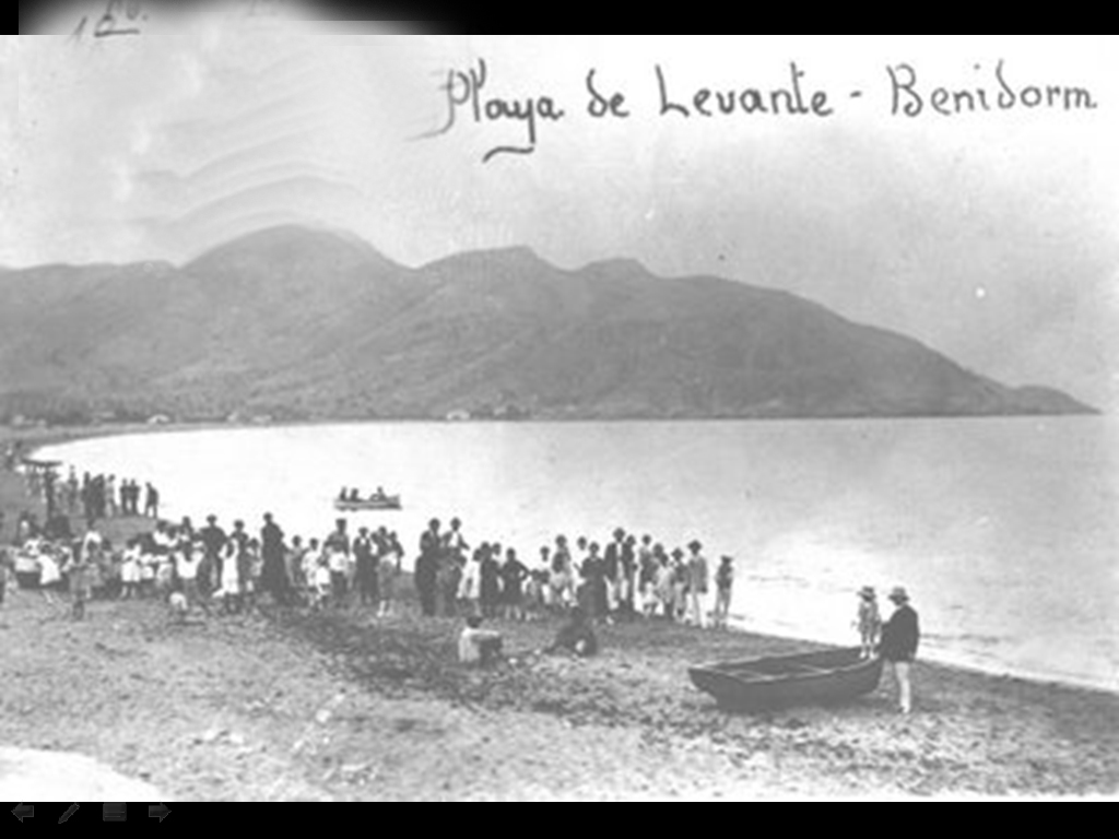 BENIDORM 1950 primera linea playa benidorm Flickr