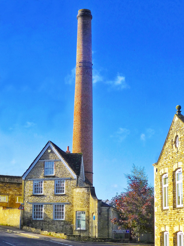 Big Chimney The 110 ft high chimney of the old Woodford Mi… Flickr