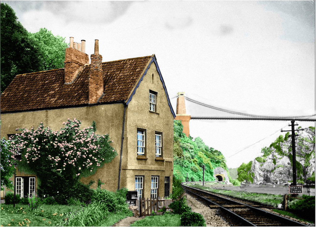 Wellington Cottage Bower Ashton Cloured photo of the last … Flickr