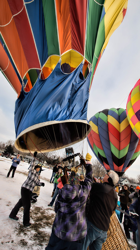 Hudson Hot Air Balloon Fest 2015 Hudson WI Too windy for a… Flickr