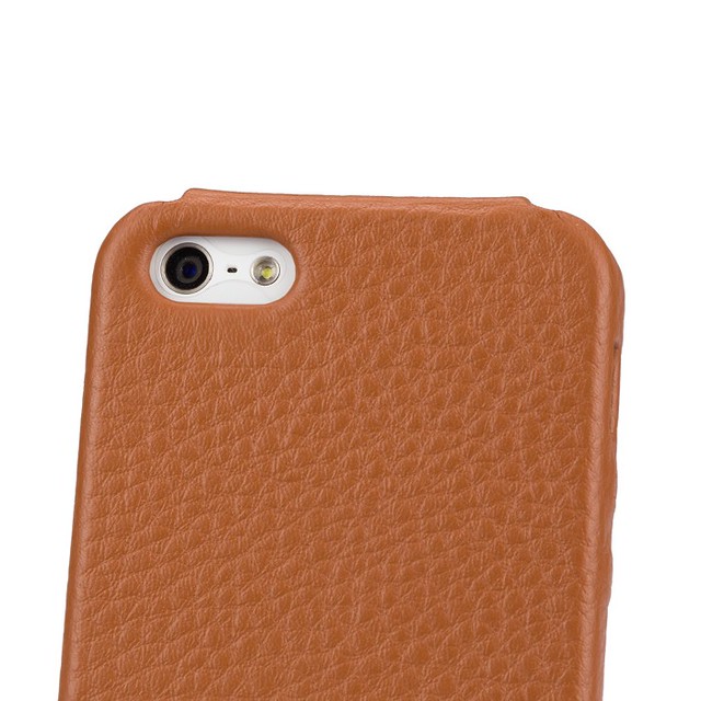 Genuine Leather Flip Case for iPhone 5 Jison Case Flickr