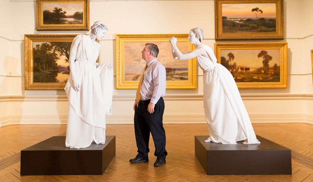 Human Statues in Sydney, Australia Flickr