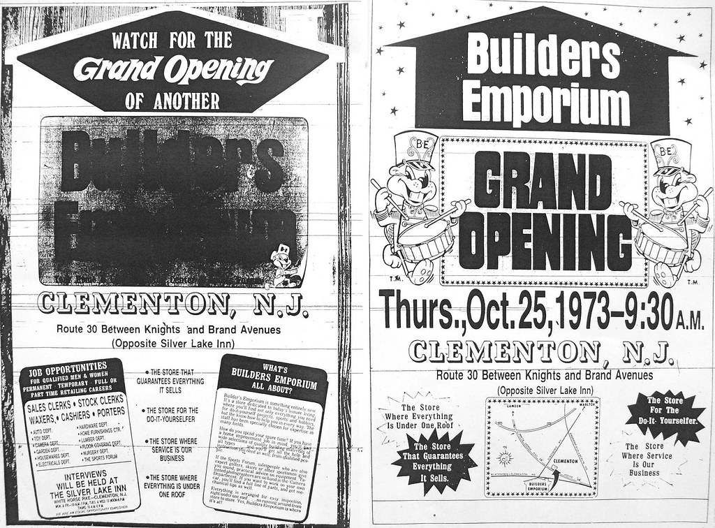 Builders Emporium Opening Oct 1973 Ads from October 1973 f… Flickr