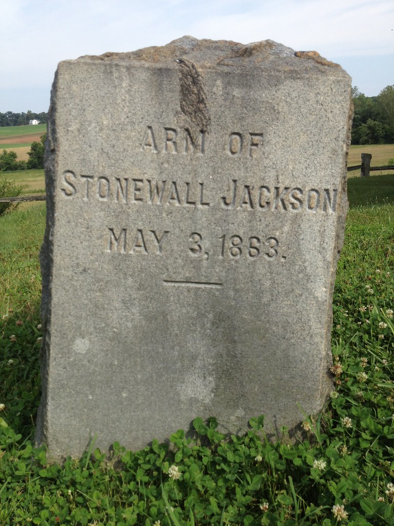 Burial Marker of the Arm of 'Stonewall' Jackson, May 3, 18… Flickr