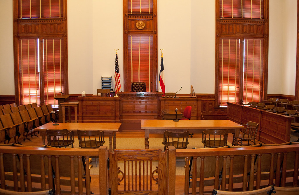 Lavaca County Courthouse Courtroom in Lavaca County Courth… Flickr