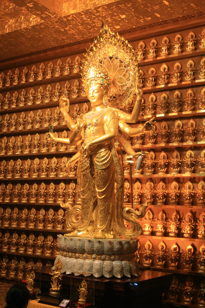 World's Largest Gold & Jade Buddha, Nanshan Guanyin Park Flickr