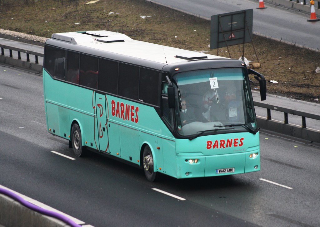 Barnes Coaches Swindon WA12AWO heading north to Scunthor… Flickr