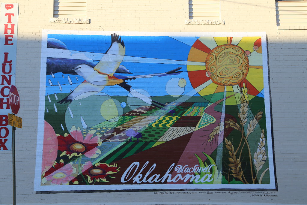 Blackwell Oklahoma, Mural Art, Kay County OK Google Map Of… Flickr