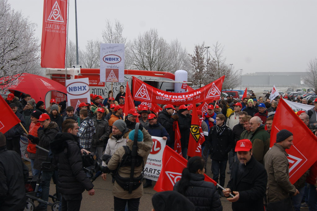 19.02.2015 Warnstreik Bayern, Ansbach Foto IG Metall Ba… Flickr