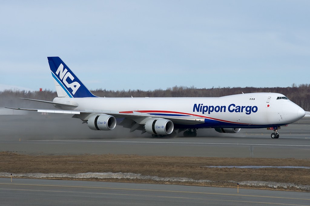 Nippon Cargo Airlines Boeing 7478 JA13KZ Giving Runway 7R… Flickr