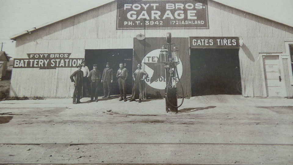 A vintage poster of the Foyt Bros. Garage IndyCar Series Flickr