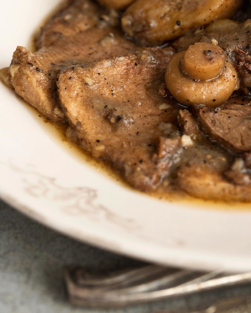 Homemade OX Tongue with Mushroom Sauce (Lengua Con Champig… Flickr